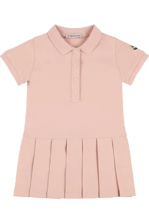 Moncler Vestido Polo De Algodón Piqué