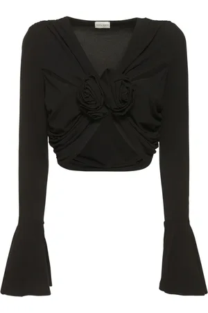 MAGDA BUTRYM Top De Jersey Con Manga Larga