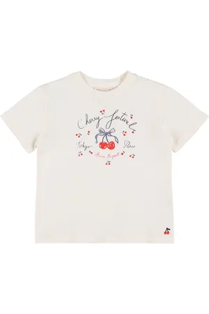 BONPOINT Camiseta De Jersey De Algodón Estampada