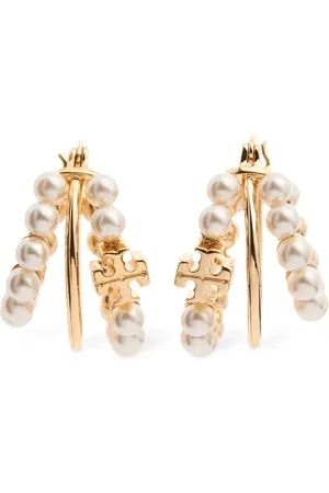 Tory Burch Pendientes De Perlas Sintéticas