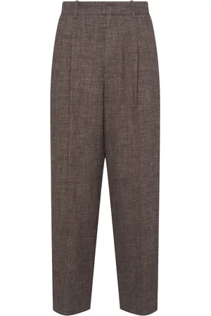 The Row Pantalones De Seda Y Lino