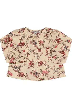 Emile & Ida Camisa De Popelina De Algodón Estampada