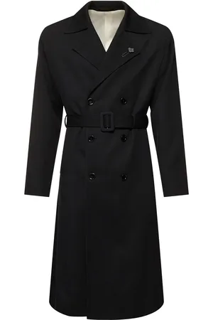 LARDINI Abrigo Trench De Lana