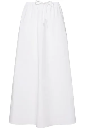 MATTEAU Falda Maxi De Popelina De Algodón