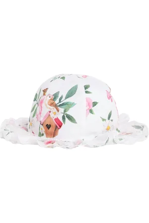 MONNALISA Gorro De Popelina De Algodón Estampado
