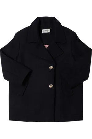 Lanvin Abrigo De Mezcla De Lana