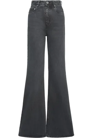 Ami Jeans Anchos De Algodón