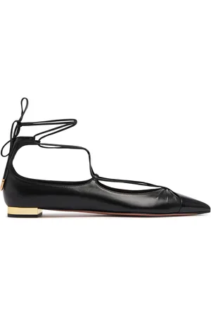 Aquazzura Bailarinas De Piel 10mm
