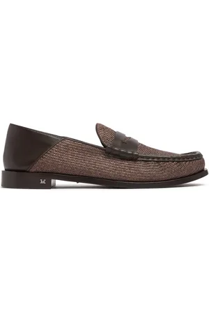 Max Mara Mocasines De Raffia De 10mm