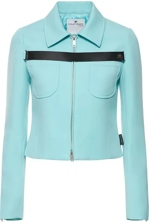 Courrèges Chaqueta De Sarga Con Correa