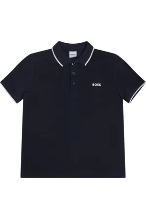 HUGO BOSS Polo De Algodón Piqué Con Logo