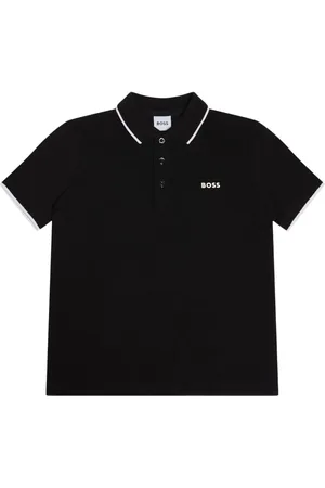 HUGO BOSS Polo De Algodón Piqué Con Logo