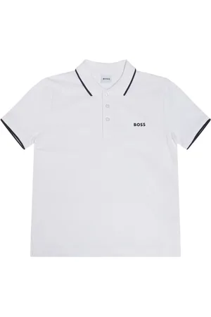 HUGO BOSS Polo De Algodón Piqué Con Logo