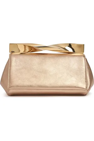 Aquazzura Clutch Mini Twist De Piel