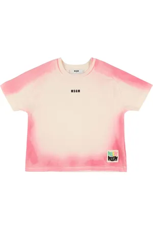 Msgm Camiseta De Algodón Jersey