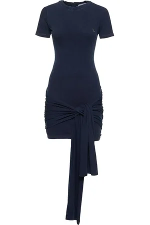 GIUSEPPE DI MORABITO Vestido Corto De Jersey Drapeado