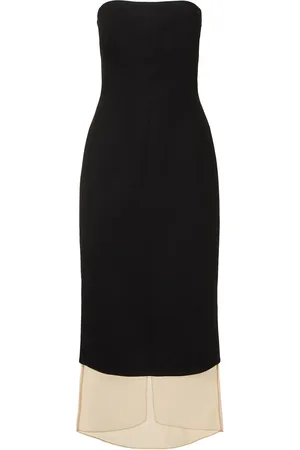 ESSE Vestido Midi Sin Tirantes