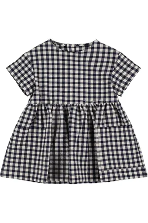 Il gufo Vestido De Algodón Seersucker