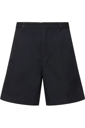 Aspesi Shorts De Lino Y Algodón Teñido