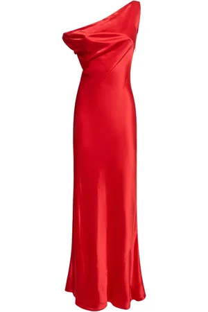 Staud Vestido Maxi Asimétrico