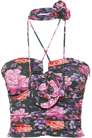 MAGDA BUTRYM Lvr Exclusive Top Estampado Fruncido