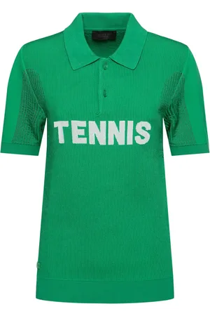 Lacoste Top De Viscosa Acanalada