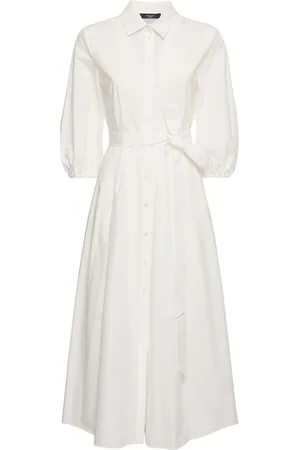 Max Mara Vestido Camisero De Popelina