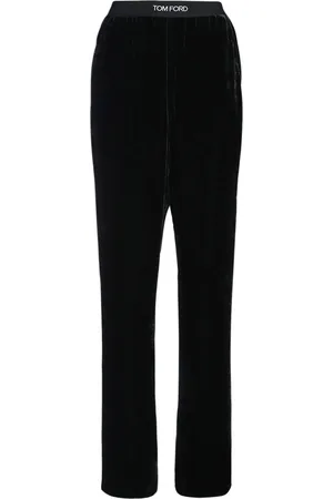 Tom Ford Pantalones De Pijama Anchos De Terciopelo