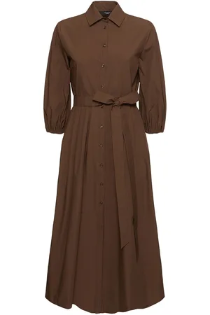 Max Mara Vestido Camisero De Popelina