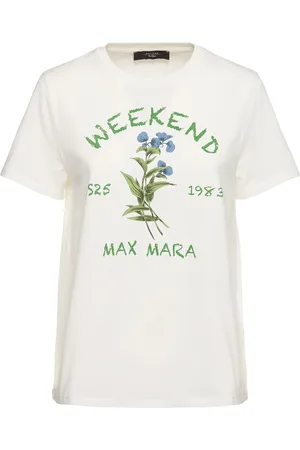 Max Mara Camiseta De Algodón Jersey