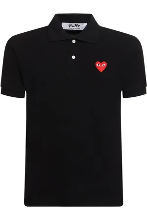 Comme des Garçons Polo De Algodón Con Logo