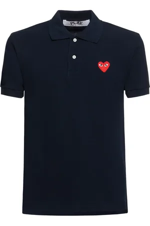 Comme des Garçons Polo De Algodón Con Logo