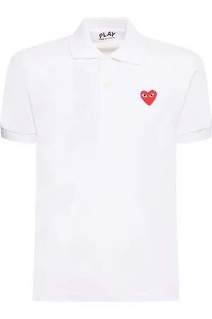 Comme des Garçons Polo De Algodón Con Logo