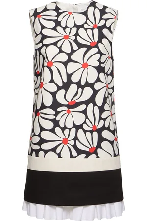 Msgm Vestido Midi De Algodón Stretch