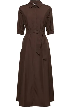 Max Mara Vestido Camisero De Popelina