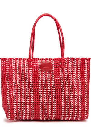 Msgm Bolso Tote Grande De Malla