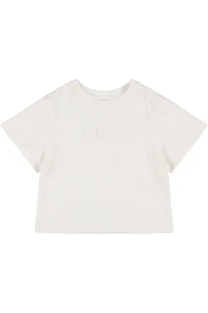 Chloé Camiseta De Jersey De Algodón Bordada