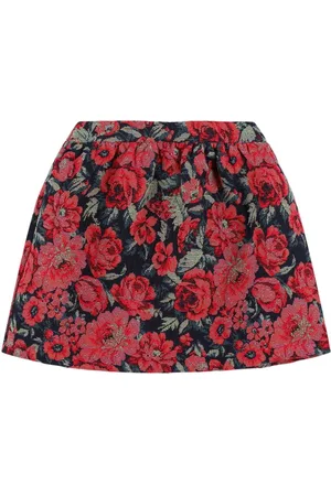 The New Society Falda De Algodón Estampado