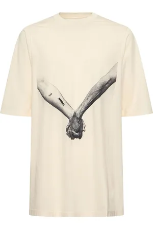 Rick Owens Camiseta De Algodón