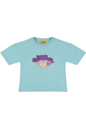 Maison Mangostan Camiseta De Algodón Orgánico Estampada