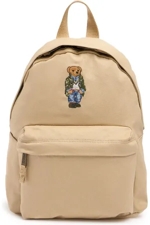 Ralph Lauren Mochila De Lona De Algodón Con Logo