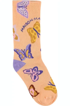 Maison Mangostan Calcetines De Algodón Con Estampado
