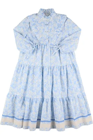 Philosophy Vestido De Popelina De Algodón Estampado