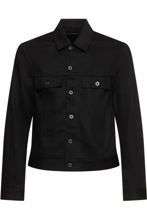 Rick Owens Chaqueta De Denim De Algodón
