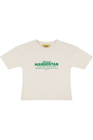 Maison Mangostan Camiseta De Algodón Orgánico Estampada