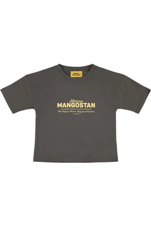 Maison Mangostan Camiseta De Algodón Orgánico Estampada