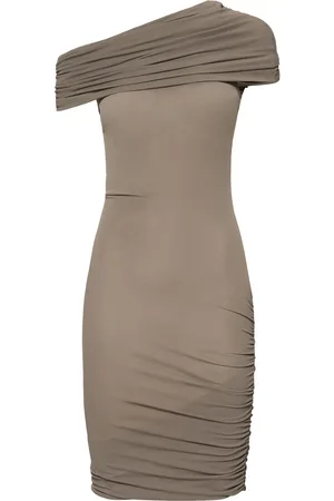 Rick Owens Vestido Corto De Algodón