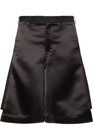 Comme des Garçons Shorts De Gabardina