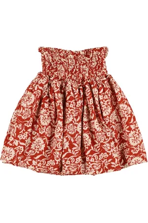 The New Society Falda De Algodón Estampado