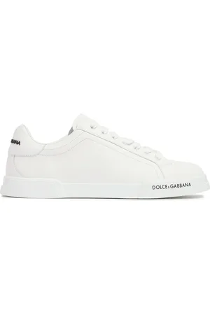 Dolce & Gabbana Sneakers De Piel Con Logo